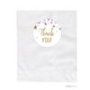 Andaz Press Lavender Gold Glitter Girl Baby Shower Party Collection, Favor Bag DIY Party Favors Kit, Thank You!, 24-Pack view 2