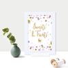 Andaz Press Lavender Gold Glitter Girl Baby Shower Party Collection, Framed Party Sign, Sweets & Treats Table Signage, 4x6-inch, 1-Pack, Includes Frame view 2