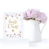 Andaz Press Lavender Gold Glitter Girl Baby Shower Party Collection, Framed Party Sign, Sweets & Treats Table Signage, 4x6-inch, 1-Pack, Includes Frame view 3