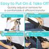 Vive Transfer Belt with Leg Loops - Medical Nursing Safety Gait Assist Device - Bariatrics, Pediatric, Elderly, Occupational and Physical Therapy - Long Strap and Quick Release Metal Buckle - 52 Inch view 2