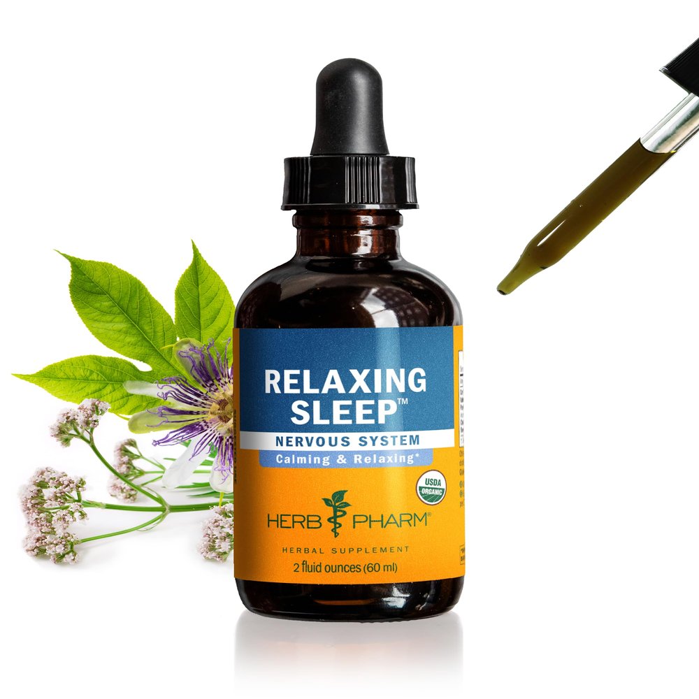 Herb Pharm Relaxing Sleep Herbal Formula With Valerian Liquid Extract - 2 Oz