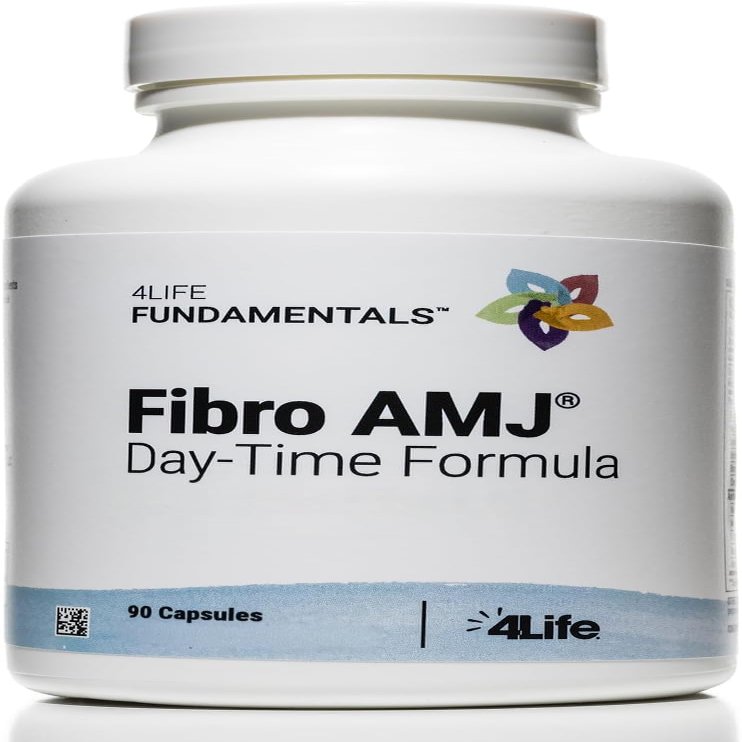 4Life Fibro AMJ Day Time Formula - with Magnesium and Boswellia Serrata Extract - 90 Capsules