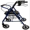 Karman Healthcare R-4100N-BL Aluminum Junior Rollator with Low Seat, Blue, 6" Casters view 2