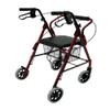 Karman Healthcare R-4100N-BL Aluminum Junior Rollator with Low Seat, Blue, 6" Casters view 3