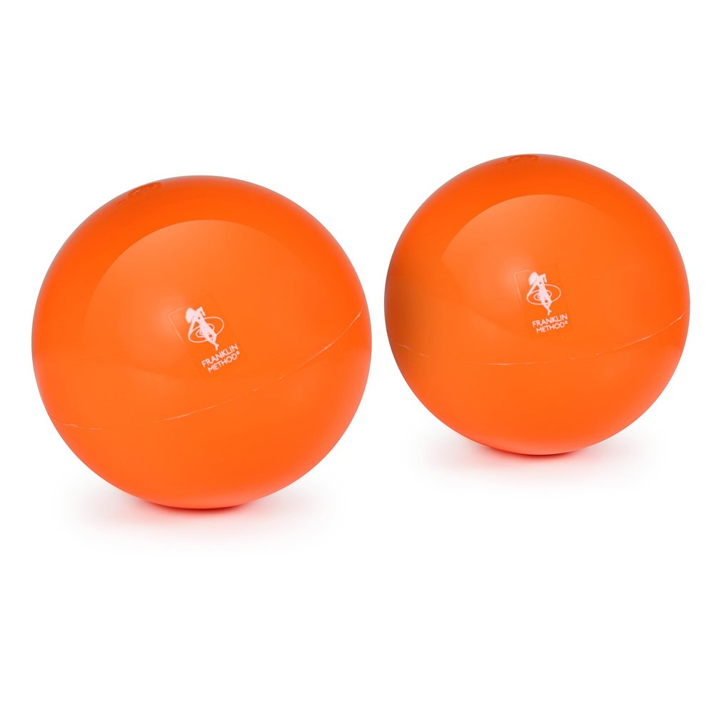 OPTP Franklin Method Smooth Ball Set - Adjustable Firmness Massage Roller Ball Set for Back and Neck Massage - Gentle Deep Muscle Relief for Sensitive Soft Tissue