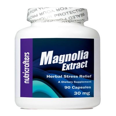 NutriCrafters Magnolia 45X Extract 30mg 90 Capsules - Super Bioactive Concentrate - 45 Times More Potent Than Standard 2% Products.