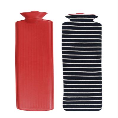 2.5 Liter SANGER LONGI Rubber HOT Water Bottle - Marine Cover - Made in Germany