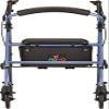 NOVA Journey Steel Rollator Walker, Blue view 2