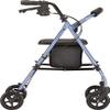 NOVA Journey Steel Rollator Walker, Blue view 3