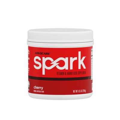 AdvoCare Spark Vitamin & Amino Acid Supplement - Focus & Energy Drink Powder Mix with Vitamin A, B-6, C & E - Also Includes L-Carnitine & L-Tyrosine - Cherry - 42 Servings