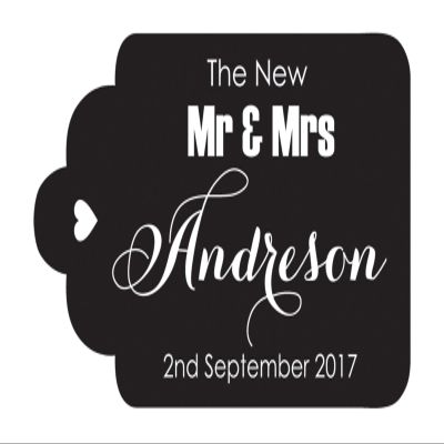 100 PCS Mr & Mrs Custom Made Hang Tags Personalized Wedding Favor Gift Paper Tags