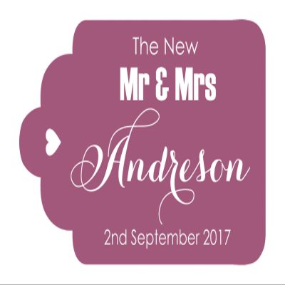 100 PCS Mr & Mrs Custom Made Hang Tags Personalized Wedding Favor Gift Paper Tags