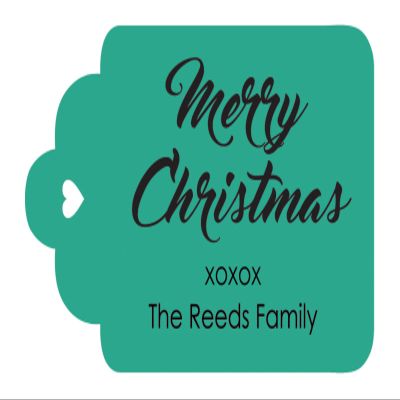 100 PCS Custom Made Hang Paper Tags Personalized Celebrating Merry Christmas Gift Tags