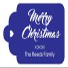 100 PCS Custom Made Hang Paper Tags Personalized Celebrating Merry Christmas Gift Tags view 1