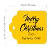 100 PCS Custom Made Hang Paper Tags Personalized Celebrating Merry Christmas Gift Tags view 3