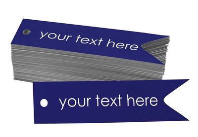 100 PCS Custom Made Your Text Here Hang Tags Personalized Wedding Favor Gift Paper Tags