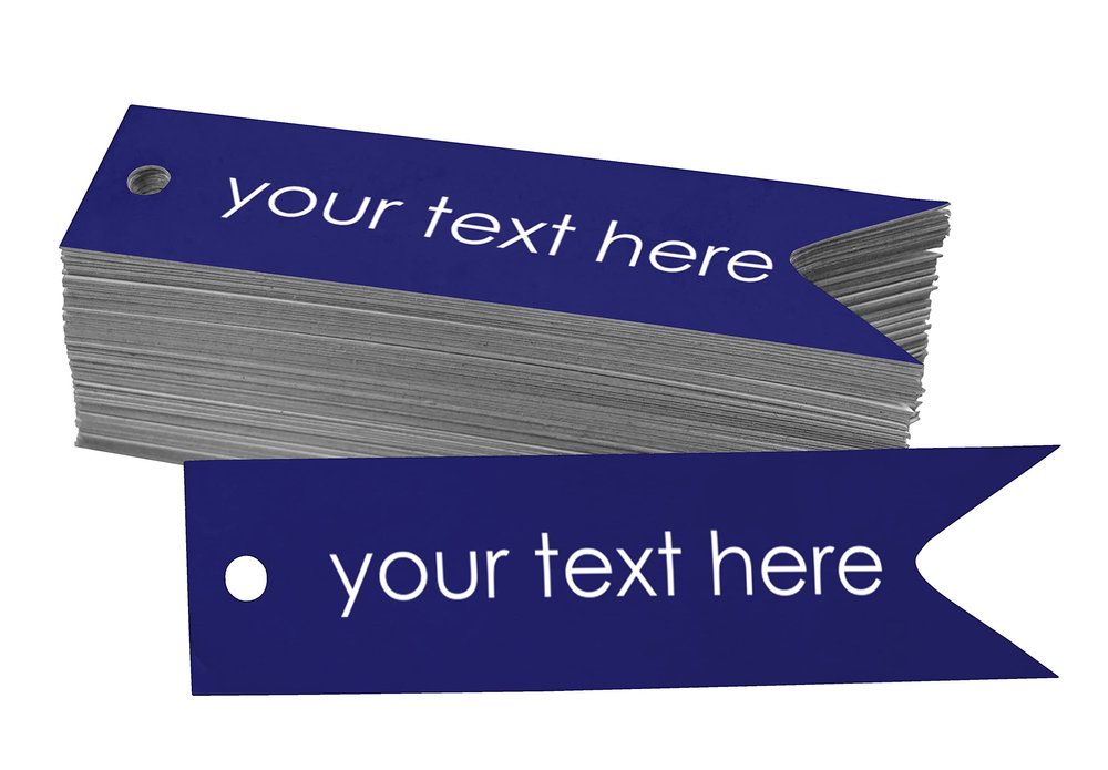 100 PCS Custom Made Your Text Here Hang Tags Personalized Wedding Favor Gift Paper Tags