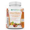 Whole Food MultiVitamin and Minerals with Probiotic Enzymes - 120 Multivitamins for Women and Men - Packed with WholeFood and Herbal Ingredients - Powerful Antioxidants for Digestive Support view 1