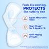 Always Infinity Feminine Pads for Women, Flexfoam Pads without Wings, Size 2, Heavy Absorbency, Unscented, 96 Count (3 Packs of 32) view 2