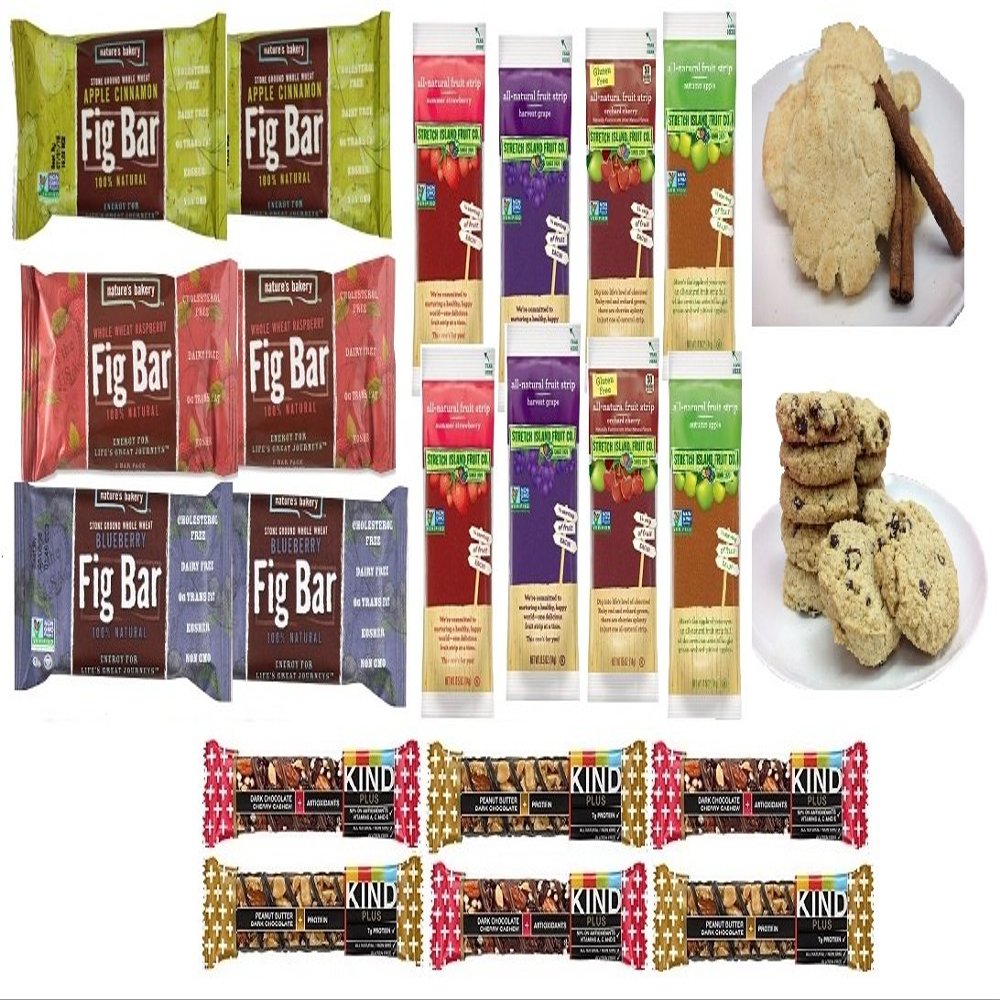 Gluten Free Non-GMO Healthy Bar and Cookie Variety Pack (30 Count)