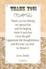 30 Personalized Thank You Cards Rustic Country Style Brown Burlap Vintage Design Birthday Party Baby Shower Bridal Event + 30 White Envelopes view 1
