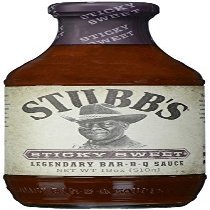 4 Packs :Stubb's Bar B Q Sauce, Sticky Sweet, 18 Ounce