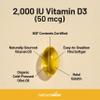NatureWise Vitamin D3 2000iu (50 mcg) 1-Year Supply for Immune Support, Healthy Muscle Function, and Bone Health - Non-GMO, Gluten Free in Organic Extra Virgin Olive Oil, (Mini Softgel), 360 Count view 3