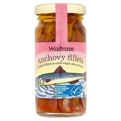 Anchovy Fillets In Extra Virgin Olive Oil Waitrose 100g