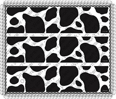 Baby Barnyard Cow Print - Cake Side Strip - Edible Cake/Cupcake Topper - D20137