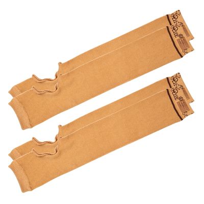 SecureSleeves Arm Protectors for Elderly - Non-Compression Geri-Sleeves for Fragile Thin Skin, Bruise & Tear Protection for Seniors - Breathable, Machine Washable, Latex-Free (2 Pairs, Large)