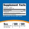 Nutricost Yohimbine HCl 5mg, 120 Capsules - Gluten Free and Non-GMO view 2