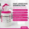 Metrex CaviWipes 2.0 Surface Disinfectant Towelettes  Durable Non-Woven Disinfecting Wipes for Hard, Non-Porous Surfaces in Healthcare & Clinical Setting  160 Wipes per Canister (Pack of 1) view 2
