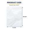 Cellophane Bags Mylar Sheet Great Wrapping Paper for Craft Basket 100 Pack (14" x 20") view 2