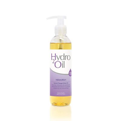 Hydro 2 Oil Relaxation Massage Oil 8.4 fl oz - Water Dispersible Formula with a Strong Lavender Scent for The Ultimate Relaxing Massage
