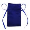 Darling Souvenir 50 Satin Drawstring Gift Pouch Small Wedding Party Favors Bag - 4" x 6.5" inches Baby Shower Thank You Pouches- Blue view 2