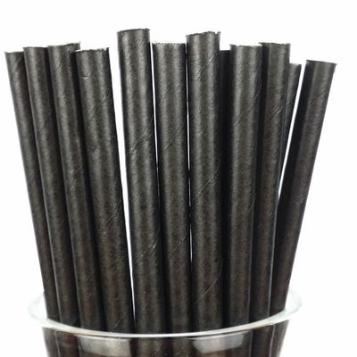 Free DHL 500 pcs Plain Black Paper Straws Bulk, Colored Disposable Solid Color Black Paper Drinking Straws for Holiday Party, Wedding, Baby Shower, Birthday, Halloween Pure Mason Jar Straws