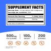 BulkSupplements.com N-Acetyl L-Carnosine Powder - Carnosine Supplement, N-Acetyl Carnosine 500mg - Gluten Free, 500mg per Serving, 100g (3.5 oz) (Pack of 1) view 2