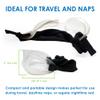 EyeEco Eyeseals 4.0 Sleep Mask  Clear  Moisturizing Eye Masks for Sleep Keep Dry Air Out  Latex-Free Eye Mask Great for CPAP Users view 3