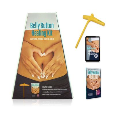 HSP Belly Button Healing Kit for Stress Relief, Pain Relief, Gut Health, and More Energy, Self-Acupressure Tool, Unlock Your Second Brain for a Healthy Life