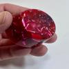 2 Transparent Red Small Tower Buster Crystal Orgone Generator Energy Accumulator 528Hz/7.83Hz/Advance Harmonics Many Beautiful Ingredients and Colors!! (Transparent Red) view 2