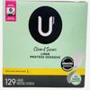 U by Kotex Lightdays Panty Liners, Regular, 129 Count (Pack of 2) view 1