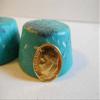 2 Teal Small Tower Buster Crystal Orgone Generator Energy Accumulator 528Hz/7.83Hz/Advance Harmonics Many Beautiful Ingredients and Colors!! (Teal) view 3
