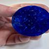 2 Transparent Blue Small Tower Buster Crystal Orgone Generator Energy Accumulator 528Hz/7.83Hz/Advance Harmonics Many Beautiful Ingredients and Colors!! (Transparent Blue) view 3