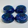 2 Transparent Blue Small Tower Buster Crystal Orgone Generator Energy Accumulator 528Hz/7.83Hz/Advance Harmonics Many Beautiful Ingredients and Colors!! (Transparent Blue) view 4