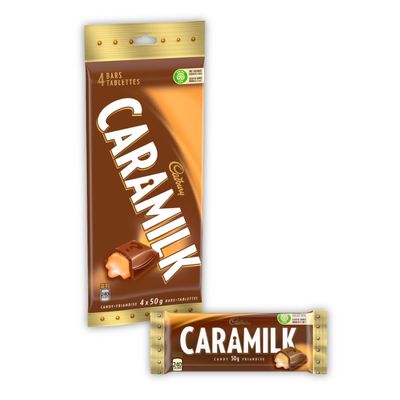 Cadbury Caramilk Candy, 4 Count 200g/7.05oz