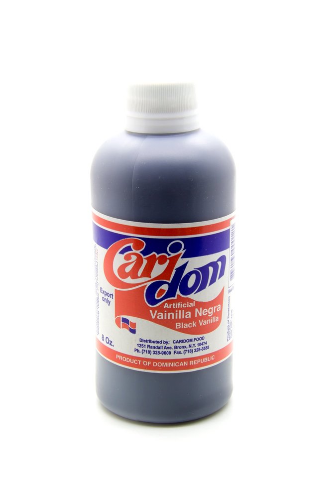 Caridom From Dominican Republic Black Vanilla Artificial Black Vanilla 8 Fl oz (236 ml)