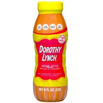 Dorothy Lynch Salad Dressing | Sweet & Spicy | Thick & Creamy | Salads, Dips, Sauces, & Marinades | French Style Condiment | Tangy | Gluten Free | No Trans Fat | USA Made (Home Style, 8 oz (1 Pack))