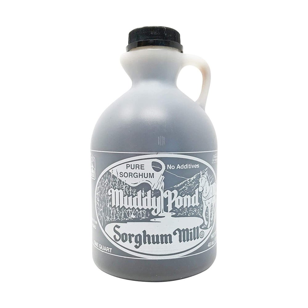 Muddy Pond Sorghum Mill - Pure Sorghum Syrup - No Additives, Non-GMO and Gluten Free 48oz