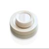 OCCASIONS 50 Ivory Plastic Plates for Wedding & Party, Heavyweight Fancy Disposable - 25 x 10.5" Dinner + 25 x 6.25" Dessert (25 Guests, Plain Ivory) view 3