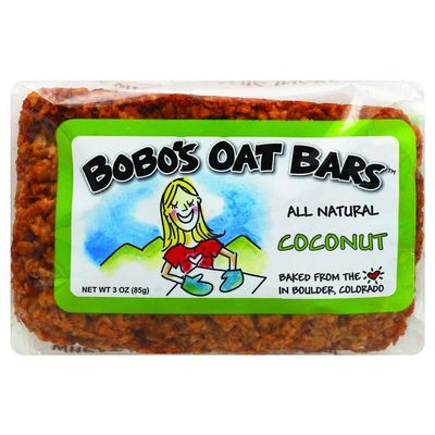 Bobos Oat Bars - All Natural - Coconut - 3 oz Bars - Case of 12